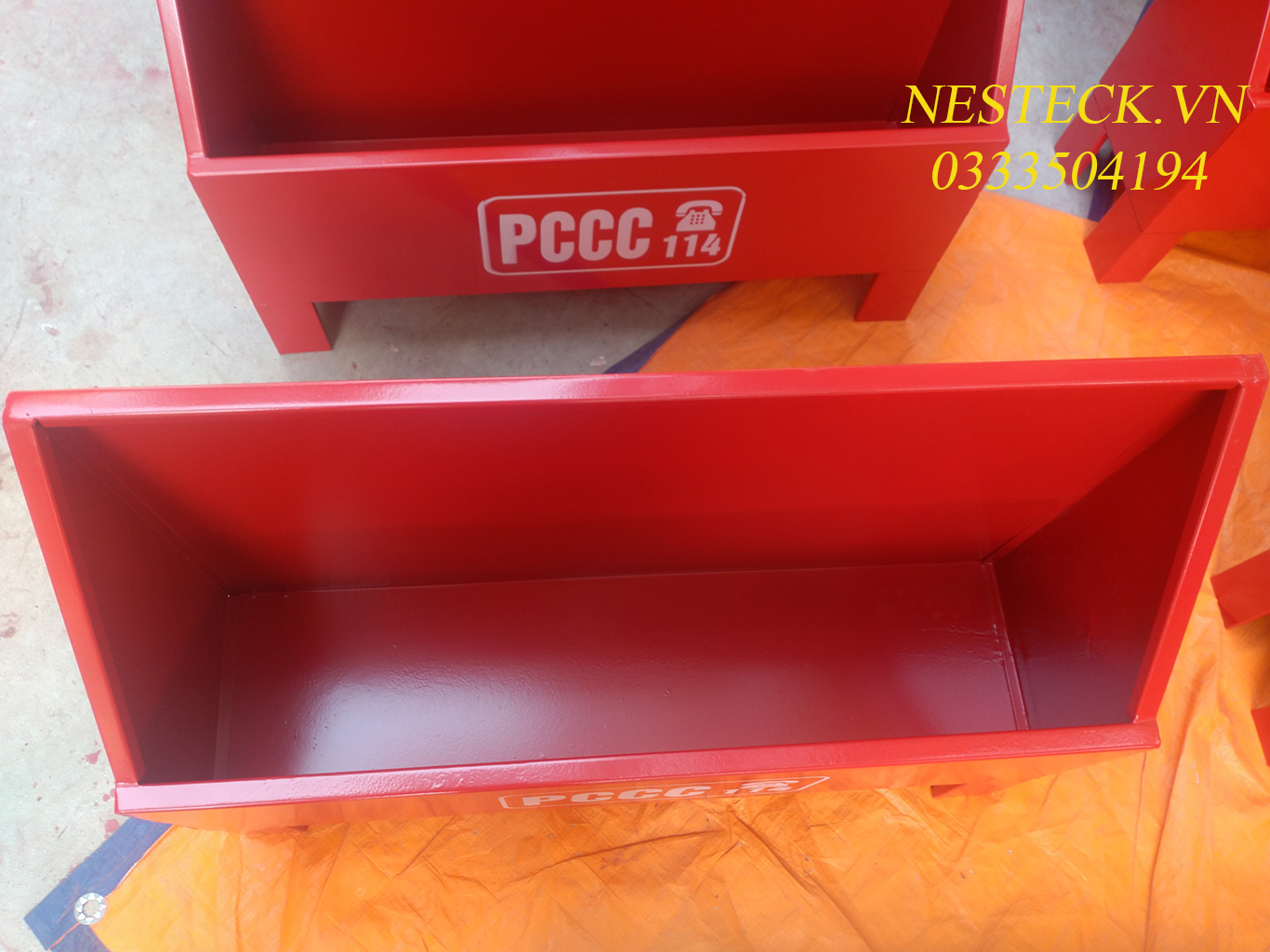 Kệ đựng bình chữa cháy KT 500x500x200x1.2mm giá rẻ d