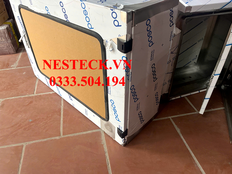 Tủ điện inox 304 kích thước 1100x500x250x1mm một lớp cánh